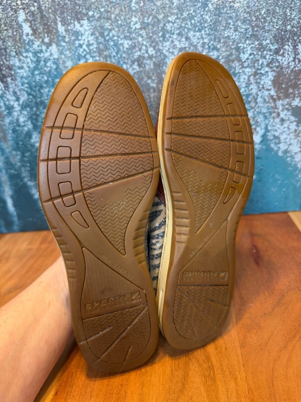 Sperry Top-Sider 2010’s Statement Brown Leather Boat Shoes‎ Zebra (Fair)